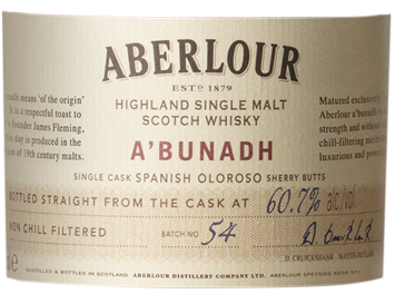 Aberlour - Single Malt Scotch Whisky - A'Bunadh  + 2 bicchieri