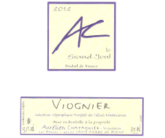 Domaine Aurélien Chatagnier - IGP des Collines Rhodaniennes - Le Grand Jont - Blanc - 2012