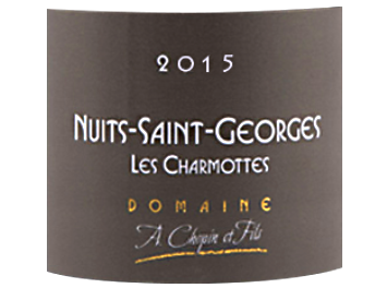 Domaine Arnaud Chopin - Nuits-Saint-Georges - Les Charmottes - Rouge - 2015