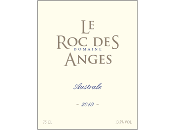 Domaine le Roc des Anges - IGP Côtes Catalanes - Australe - Rouge - 2019