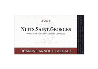 Domaine Arnoux-Lachaux - Nuits-Saint-Georges - Rouge 2008