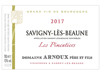 Domaine Arnoux Père et Fils - Savigny-lès-Beaune - Les Pimentiers - Rouge - 2017