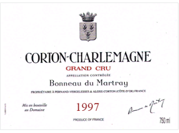 Domaine Bonneau du Martray - Corton Charlemagne Grand Cru - Blanc - 1997