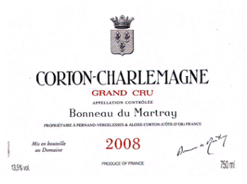 Domaine Bonneau du Martray - Corton Charlemagne Grand Cru - Blanc - 2008