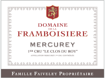 Domaine de la Framboisière - Mercurey 1er Cru - Le Clos du Roy - Rouge - 2011