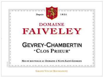 Faiveley - Gevrey-Chambertin - Clos Prieur - Rouge - 2014