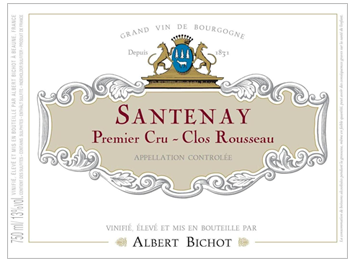 Albert Bichot - Santenay 1er cru - Clos Rousseau - Rouge - 2014