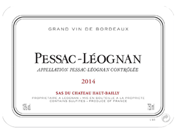 Château Haut-Bailly - Pessac-Léognan - Pessac de Haut-Bailly - Rouge - 2014