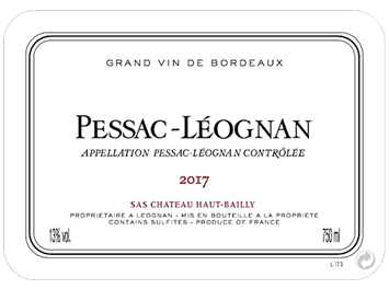 Château Haut-Bailly - Pessac-Léognan - Pessac de Haut-Bailly - Rouge - 2017