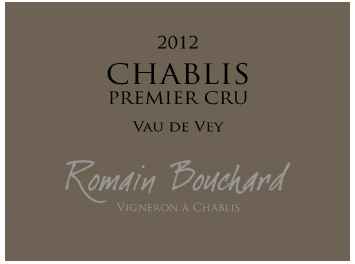 Romain BOUCHARD - Chablis 1er Cru - Vau de Vey - Blanc - 2012