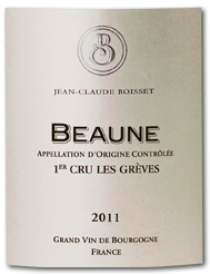 Jean Claude Boisset - Beaune Premier Cru  - Grèves - Rouge 2011