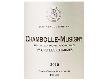 Jean Claude Boisset - Chambolle-Musigny 1er cru - Les Charmes - Rouge - 2010