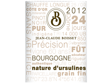 Jean Claude Boisset - Bourgogne - Nature d'Ursulines - Rouge - 2012