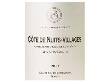 Jean Claude Boisset - Côte de Nuits - Villages - La Montagne - Rouge - 2013