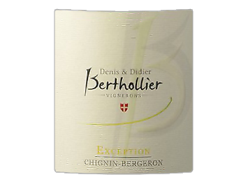 Denis et Didier Berthollier - Vin de Savoie Chignin-Bergeron - Exception - Blanc - 2014