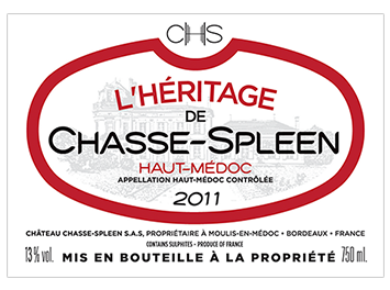 Château Chasse-Spleen - Haut Médoc - Héritage de Chasse-Spleen - Rouge - 2011