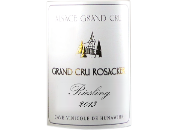 Cave Vinicole de Hunawihr - Alsace Grand Cru - Riesling Rosacker - Blanc - 2013