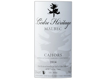 Château du Cèdre - Cahors - Héritage - Rouge - 2014