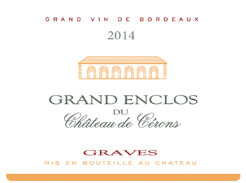 Grand Enclos du Château de Cérons - Graves - Rouge - 2014