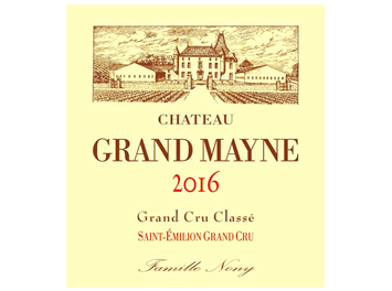 Château Grand Mayne - Saint-Emilion grand cru - Rouge - 2016