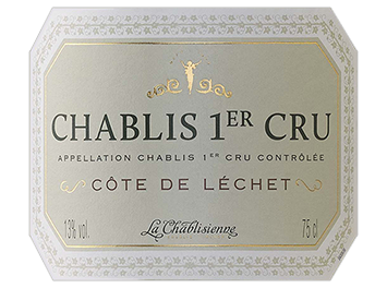 La Chablisienne - Chablis 1er cru - Côte de Léchet - Blanc - 2018