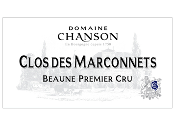 Domaine Chanson - Beaune 1er cru - Clos des Marconnets - Rouge - 2015