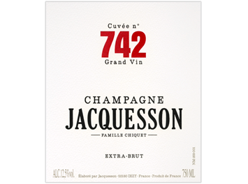 Champagne Jacquesson - Champagne - Cuvée N°742 - Extra-Brut - Blanc