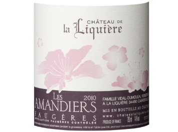 Château de la Liquière - Faugères - Les Amandiers - Rouge - 2012