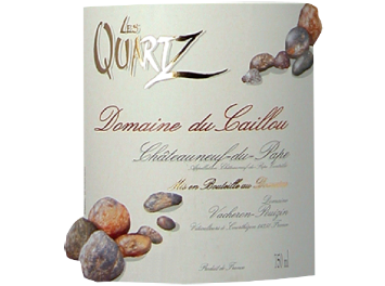 Clos du Caillou - Châteauneuf du Pape - Les Quartz - Rouge - 2010