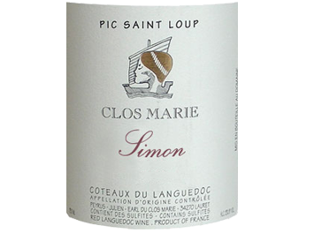 Clos Marie - Pic Saint Loup - Simon - Rouge - 2011