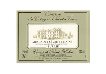 Château du Coing - Comte de Saint-Hubert - Muscadet Blanc 2005