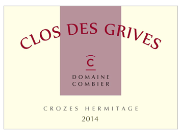 Domaine Combier - Crozes-Hermitage - Clos des Grives - Rouge - 2014