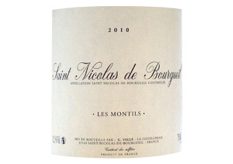 Domaine de la Cotelleraie - Saint-Nicolas de Bourgueil - Les Montils Rouge 2010