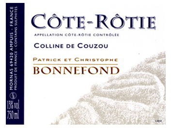 Domaine Christophe et Patrick Bonnefond - Côte-Rôtie - Colline de Couzou - Rouge - 2013