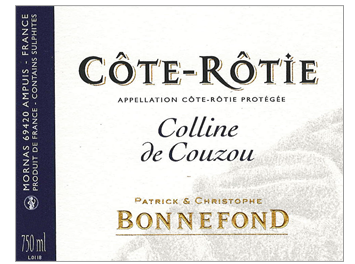 Domaine Patrick et Christophe Bonnefond - Côte Rôtie - Colline de Couzou - Rouge - 2018