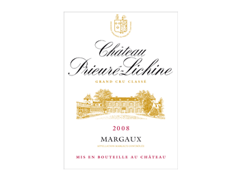 Château Prieuré-Lichine - Margaux - Grand Cru Classé - Rouge - 2008