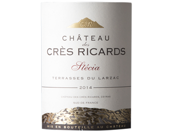 Château des Crès Ricards - Terrasses du Larzac - Stécia - Rouge - 2014