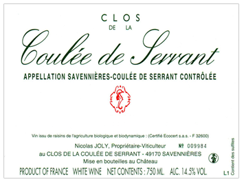 Clos de La Coulée de Serrant - Savennières - Coulée de Serrant - Blanc - 2017