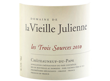 Domaine La Vieille Julienne - Châteauneuf du Pape - Les Trois Sources - Rouge - 2010