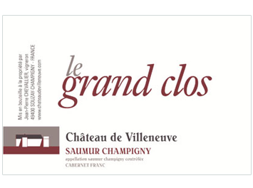 Château de Villeneuve - Saumur-Champigny - Le Grand Clos Rouge 2010