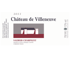 Château de Villeneuve - Saumur Champigny - Rouge - 2011