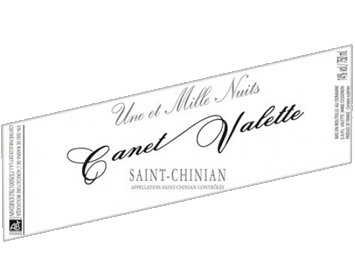 Domaine Canet Valette - St Chinian - Une et Mille Nuits - Rouge - 2010