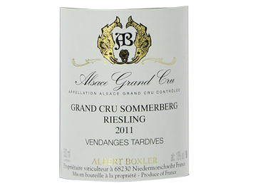 Domaine Albert Boxler - Alsace - Riesling Grand Cru Sommerberg VT - Blanc - 2011