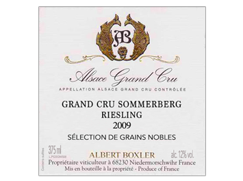 Domaine Albert Boxler - Alsace Grand Cru - Riesling Sommerberg SGN - Blanc - 2009