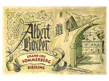 Domaine Albert Boxler - Alsace grand cru - Riesling Sommerberg E - Blanc - 2016