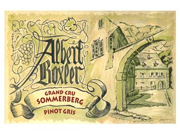 Domaine Albert Boxler - Alsace grand cru - Pinot Gris Sommerberg W - Blanc - 2015