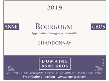 Anne Gros - Bourgogne - Blanc - 2019