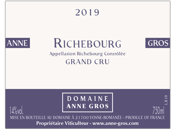 Anne Gros - Richebourg - Grand Cru - Rouge - 2019