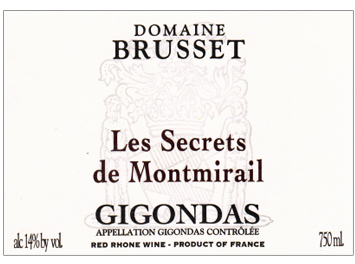 Domaine Brusset - Gigondas - Les Secrets de Montmirail - Rouge - 2018