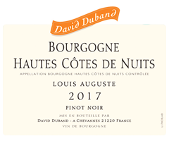 Domaine David Duband - Bourgogne Hautes Côtes de Nuits - Louis Auguste - Rouge - 2017